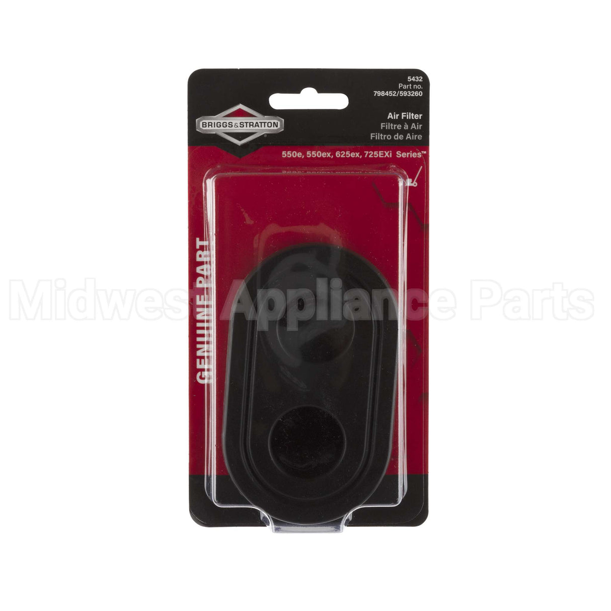 5432K Briggs & Stratton Air Filter Cartridge