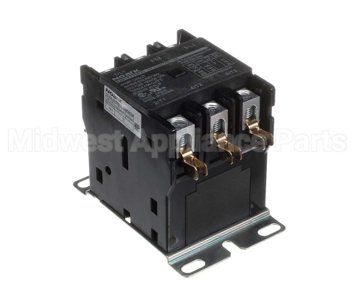 550008225 Kolpak Contactor, 25A, 3Pl, Non Reversing 208/2