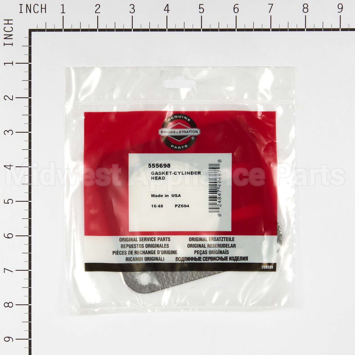 555698 Briggs & Stratton Gasket-Cylinder Head