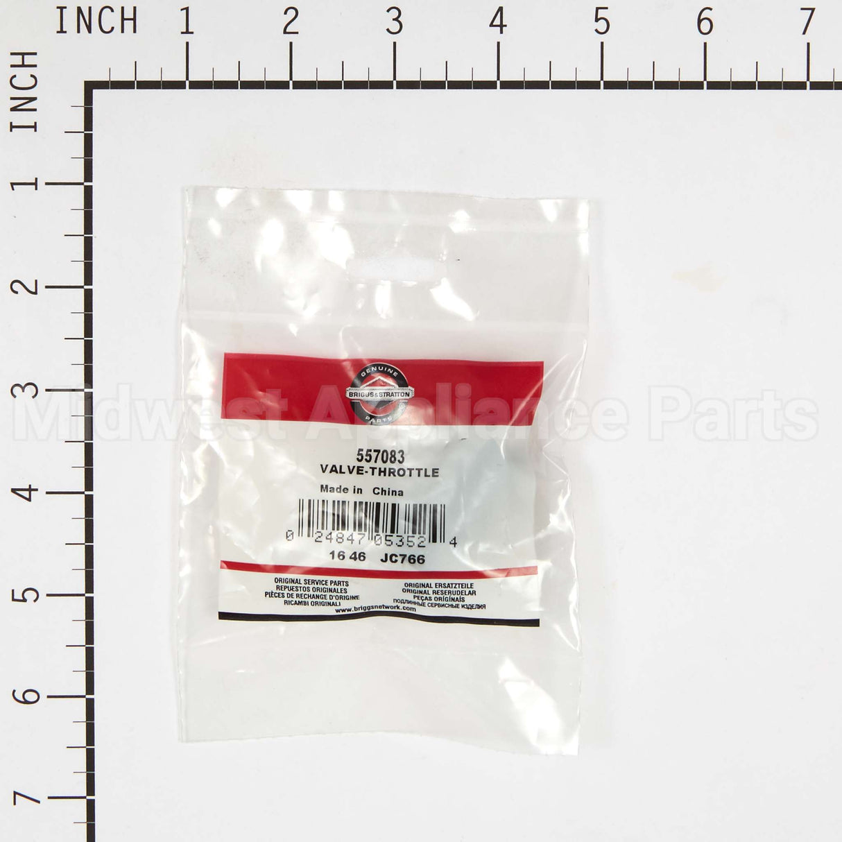 557083 Briggs & Stratton Valve-Throttle