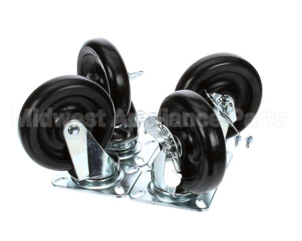 57784 Perlick Caster Kit, Set Of 4, 6 1/8