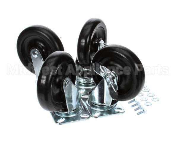 57784 Perlick Caster Kit, Set Of 4, 6 1/8