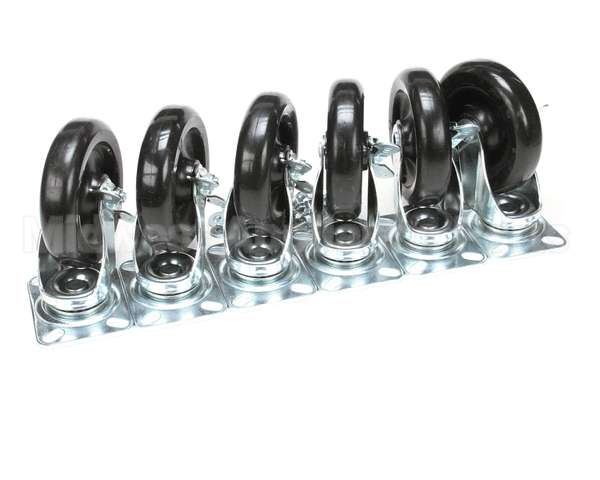 57785 Perlick Caster Kit, Set Of 6, 6 1/8