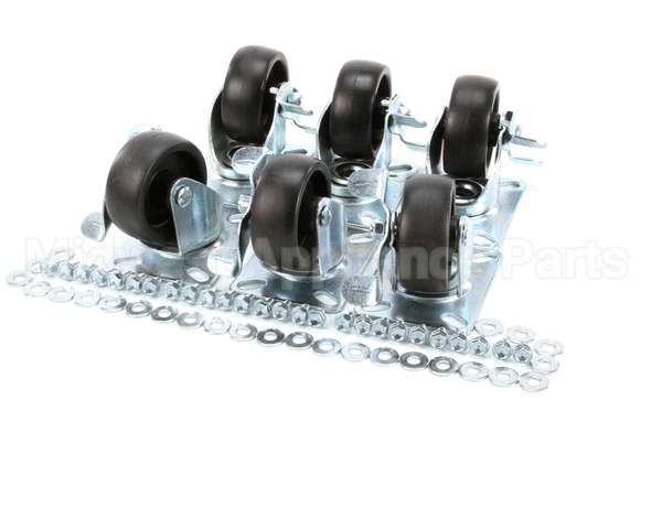 57787 Perlick Caster Kit, Set Of 6, 3.75