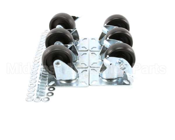 57787 Perlick Caster Kit, Set Of 6, 3.75