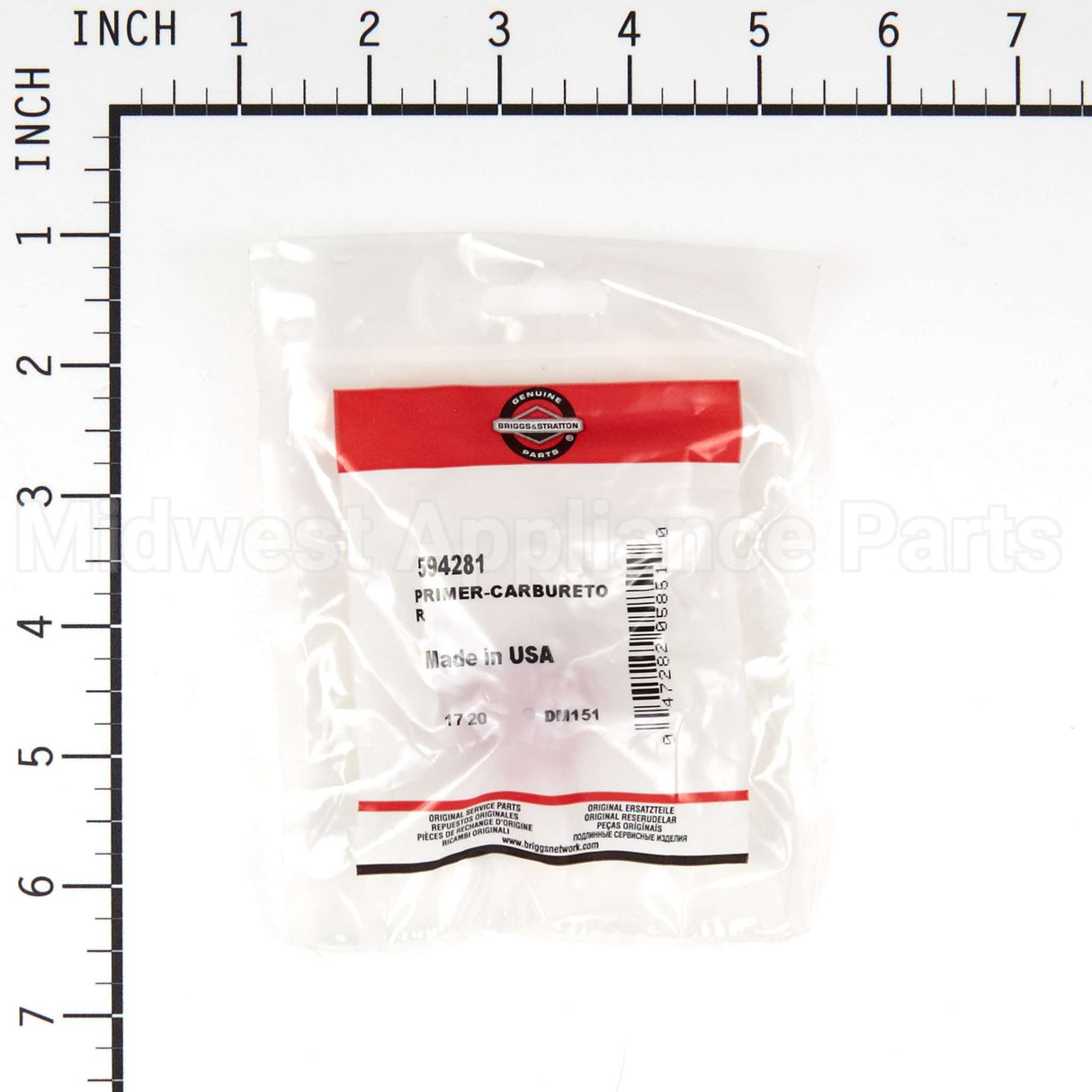 594281 Briggs & Stratton Primer-Carburetor