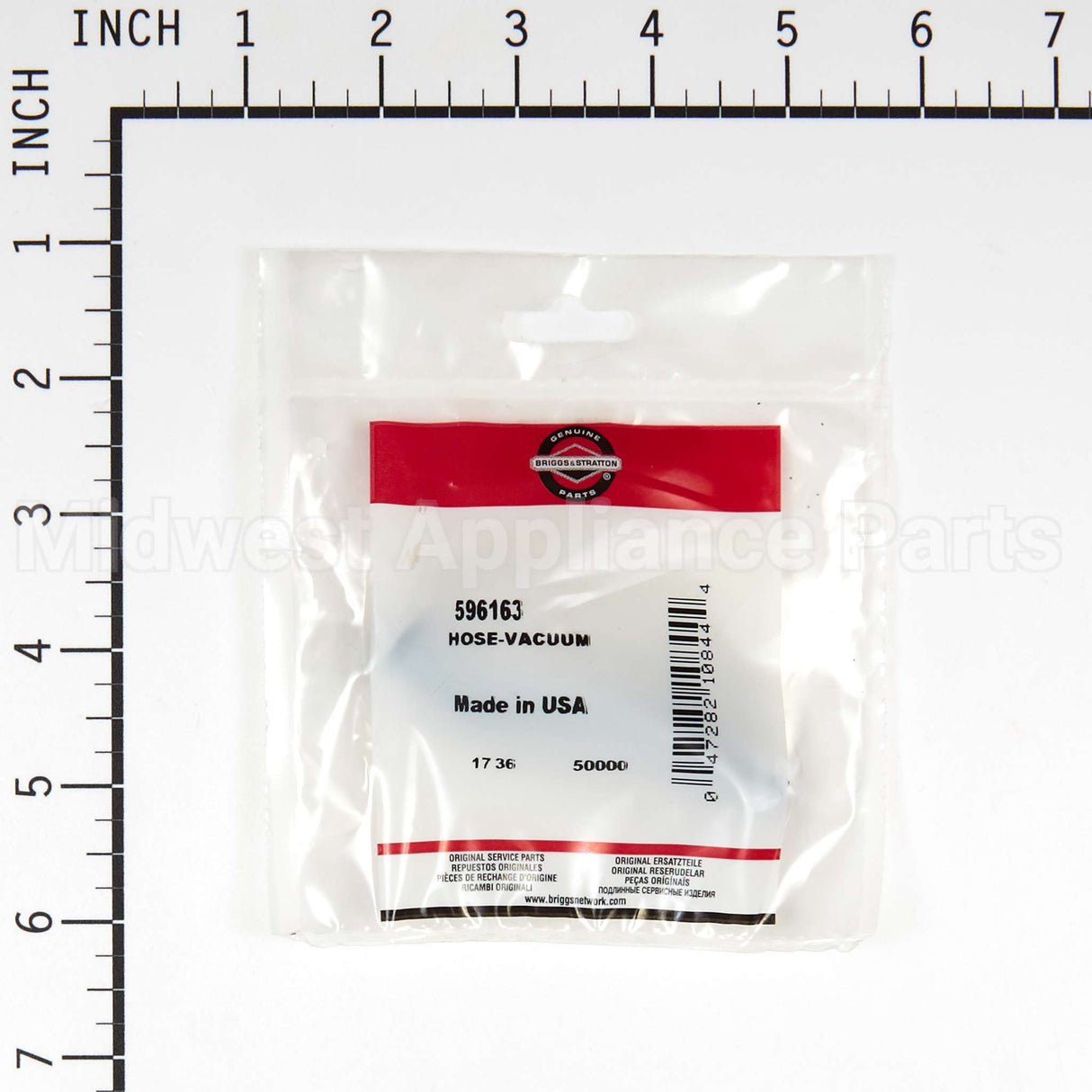 596163 Briggs & Stratton Hose-Vacuum