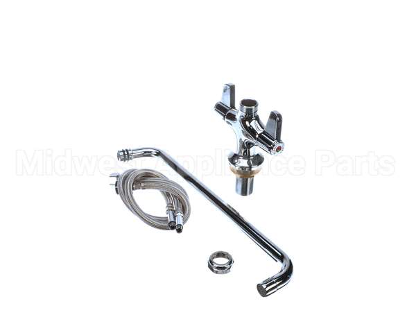 5F-2SLX14 T&S Brass Faucet Deck Mount Single Hole Base 18