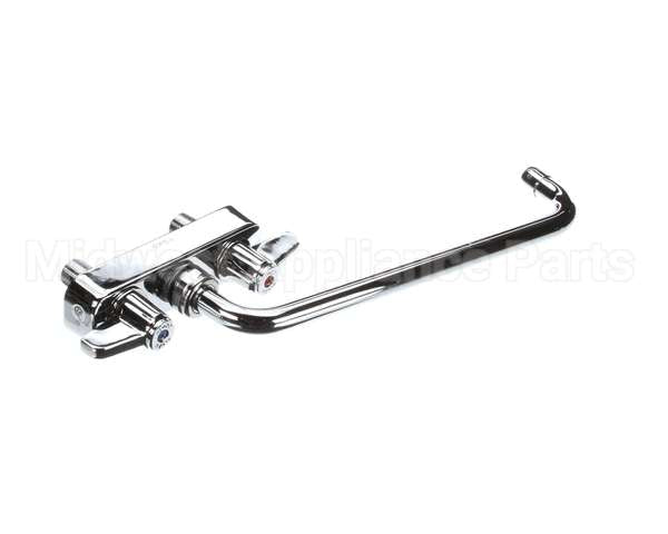 5F-4CLX12 T&S Brass Equip Workboard Faucet 4 Cc Deck Mount