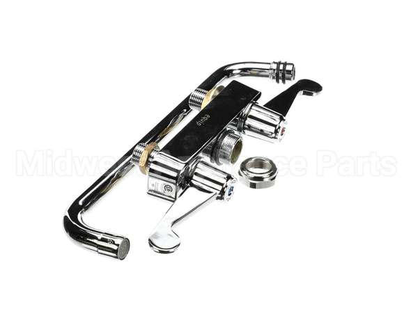 5F-4CWX12 T&S Brass Equip 4 Cc Deck Mount Workboard Fct W