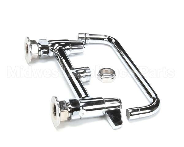 5F-8DLX10 T&S Brass Faucet8 Centersdeck Mount10 Spout