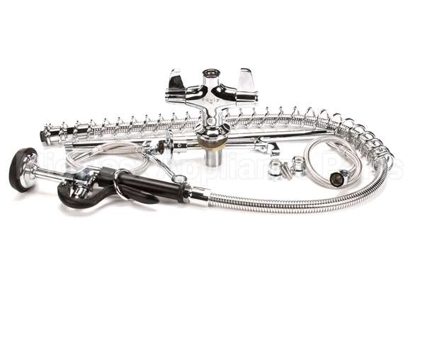 5PR-2S00 T&S Brass Pre-Rinse, Single Hole Base, 18 Flexible