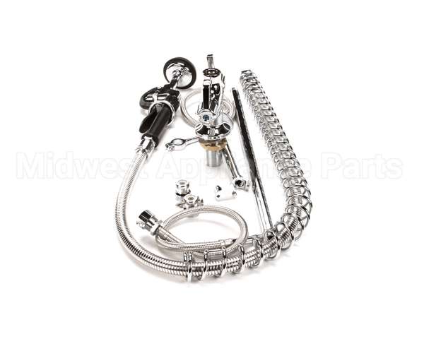 5PR-2S00 T&S Brass Pre-Rinse, Single Hole Base, 18 Flexible