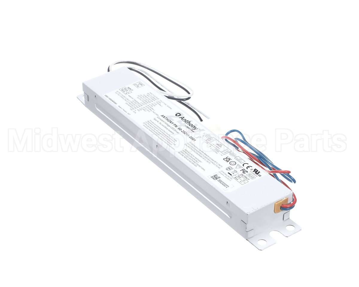 60-25211-0001 Anthony International Assy,Driver,Non-Dim,24V/100W U