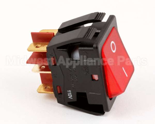 60142401 Pitco Switch,Rocker 2Pdt W/Lamp 120V Red