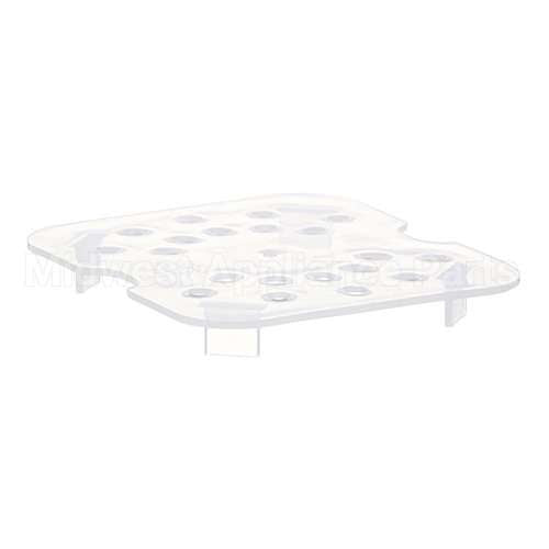 60PPD190 Compatible Cambro Drain Shelf 1/6 -190 Translucent