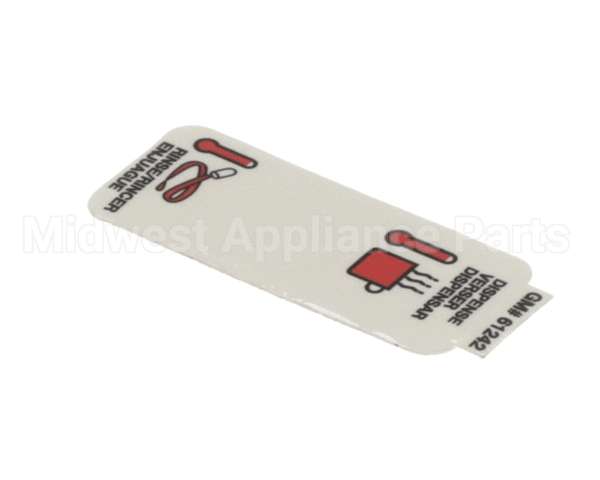 61242 Grindmaster Cecilware Label, Flush On/Off