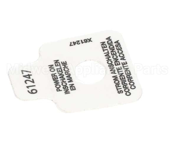 61247 Grindmaster Cecilware Label, Power On Light Pic