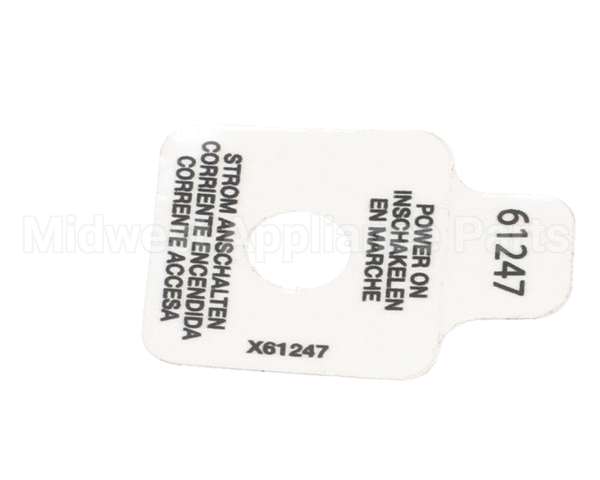 61247 Grindmaster Cecilware Label, Power On Light Pic