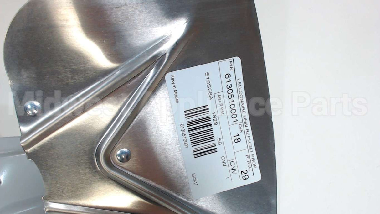 6130510001 Lau 2Bl 18Dia 29Deg 1/2 Cw Fan Bld