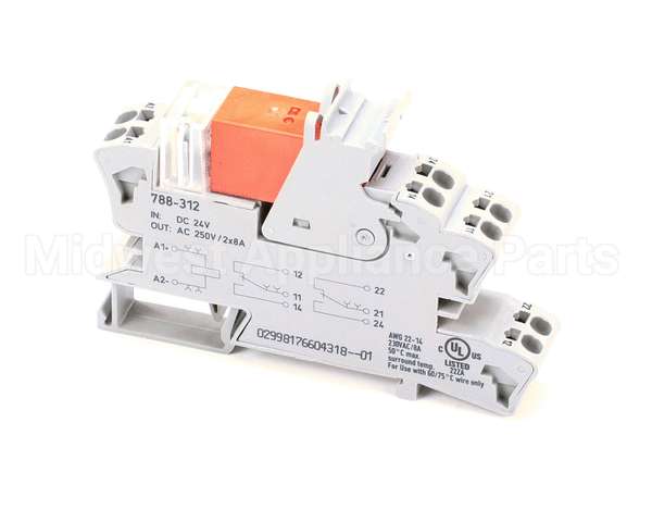 61399 Blodgett Relay,2 Pole 24Vac