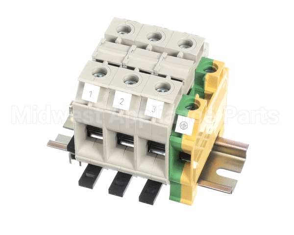 6160-3 Crown Steam Terminal Block 3 Pole Boilers