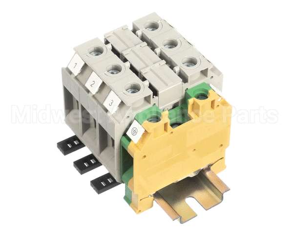 6160-3 Crown Steam Terminal Block 3 Pole Boilers