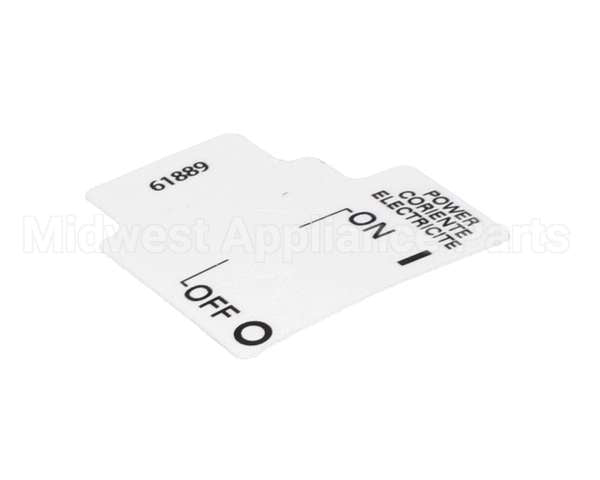 61889 Grindmaster Cecilware Label, Power On/Off Pic