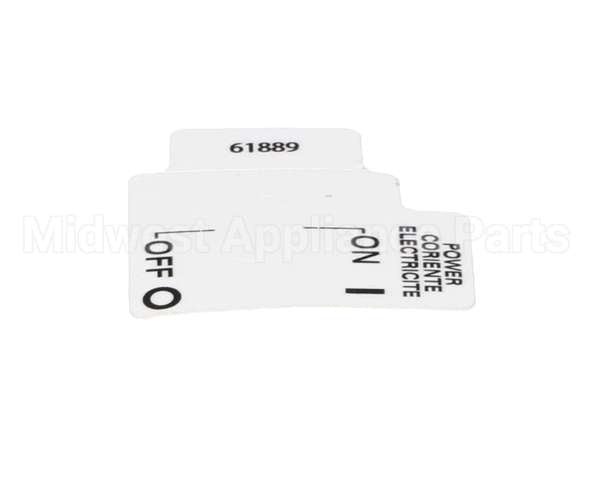 61889 Grindmaster Cecilware Label, Power On/Off Pic