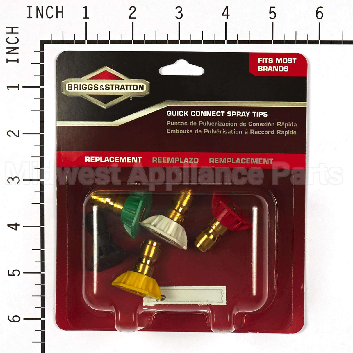 6193 Briggs & Stratton Acc Kit Qc Spray Tips B&S