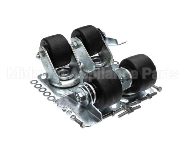 61C01-018D-01 Beverage Air Kit-Caster, 3" Plate, Lv/Mm/H