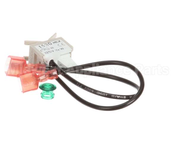 63495 Grindmaster Cecilware Lamp,Green,125V W/Leads