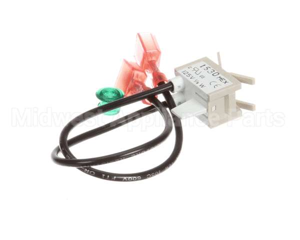 63495 Grindmaster Cecilware Lamp,Green,125V W/Leads