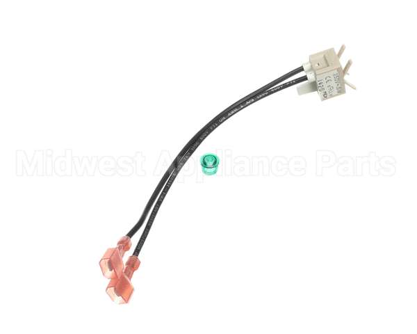 63497 Grindmaster Cecilware Lamp,Green,250V,W/Leads