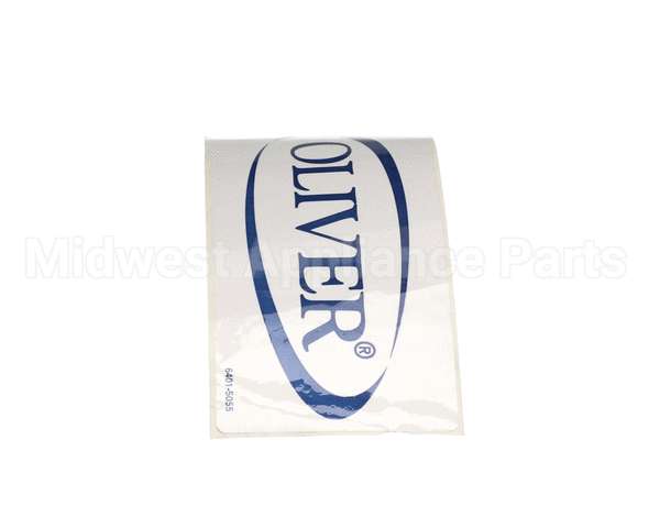 6401-5055 Oliver Nameplatelogo Blue On White