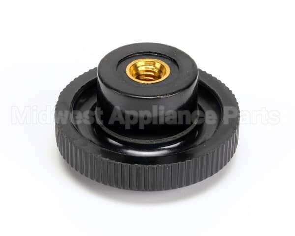 64065 Saniserv Knob, Plas Blk 1-7/8