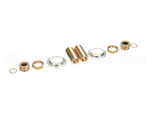 64238 Fisher Close Nipple 1/2 Brs 2Ea