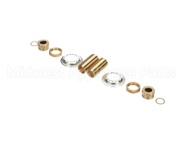 64238 Fisher Close Nipple 1/2 Brs 2Ea