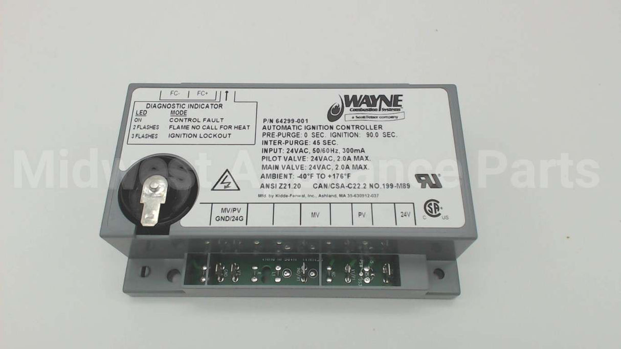 64299-001 Wayne Combustion Ignition Control