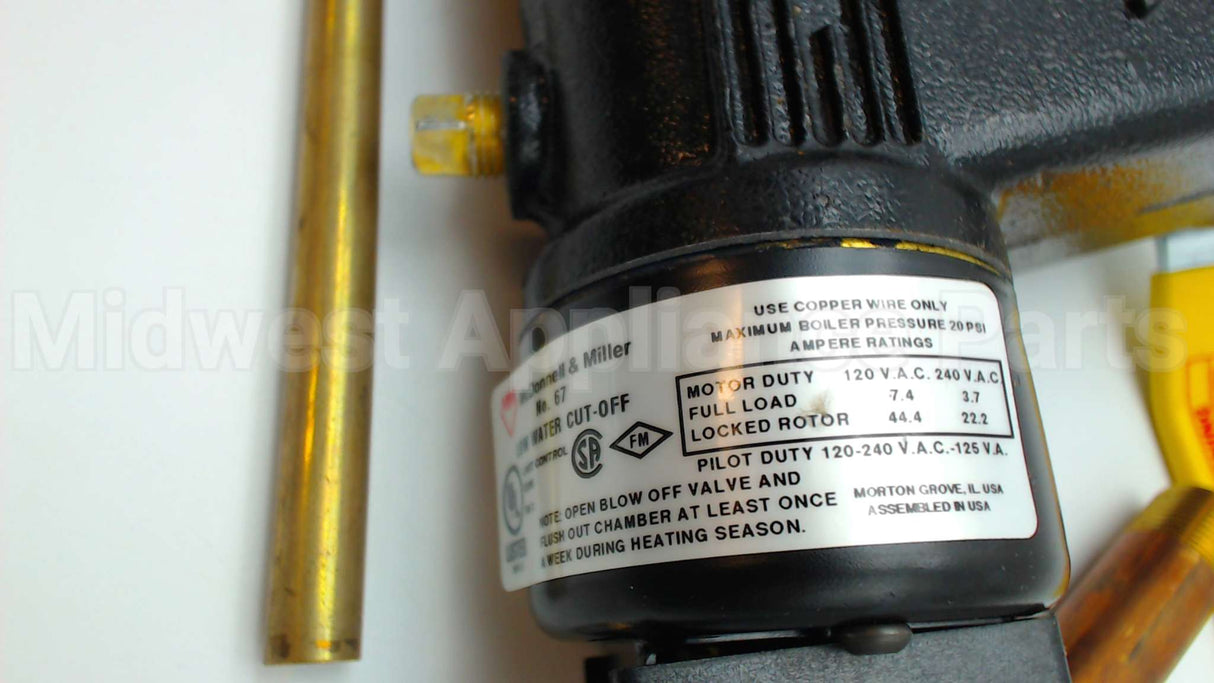 67 Xylem-Mcdonnell & Miller Lwcow/Quik Hookup,20#,#149400