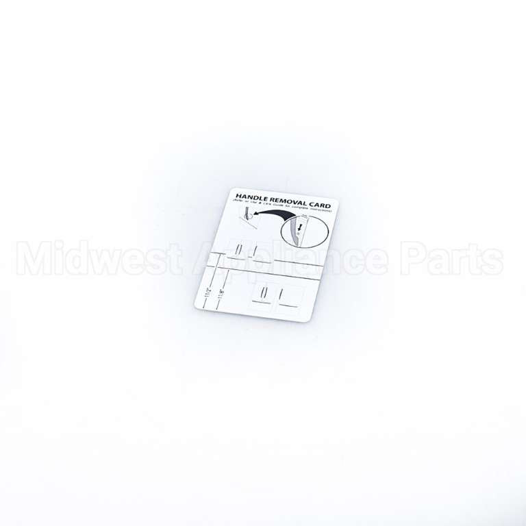 67003876 Whirlpool Card, Handle Release