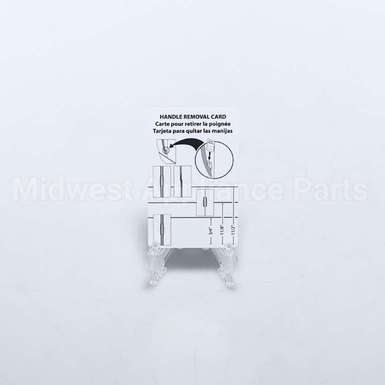 67007028 Whirlpool Card; Handle Release