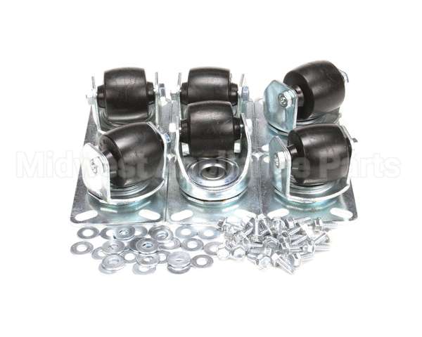 67062 Perlick Caster Kit, Set Of 6, 2-7/8 H