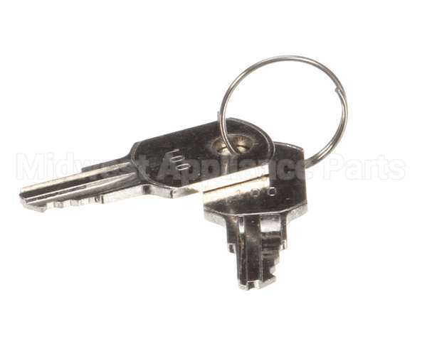 67876 Perlick Key, Lock, Sliding Door, Black
