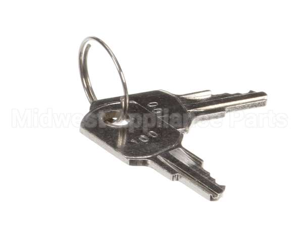 67876 Perlick Key, Lock, Sliding Door, Black