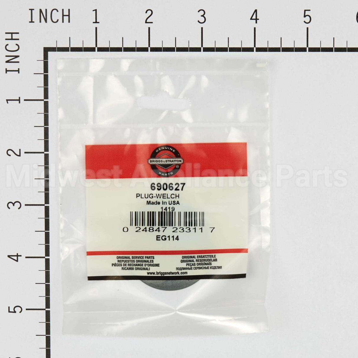 690627 Briggs & Stratton Plug-Welch