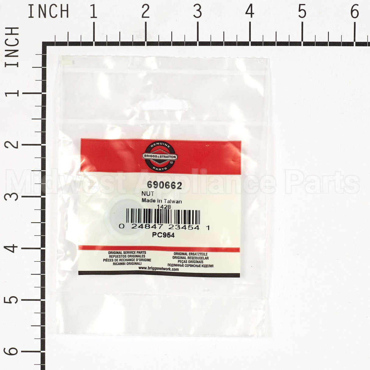 690662 Briggs & Stratton Nut
