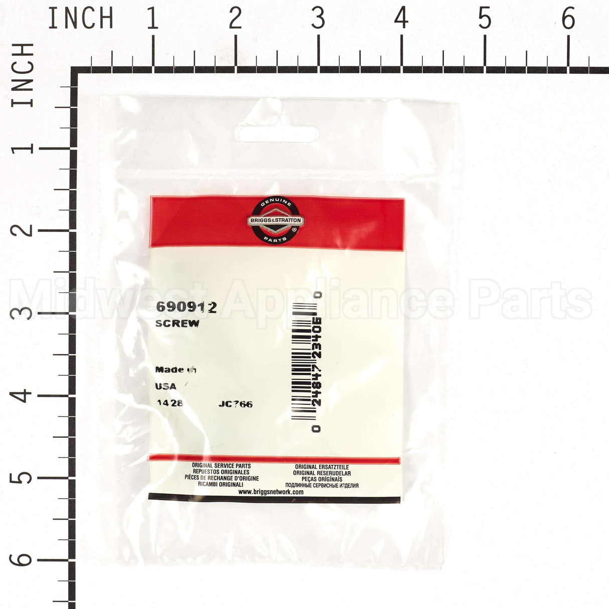 690912 Briggs & Stratton Screw