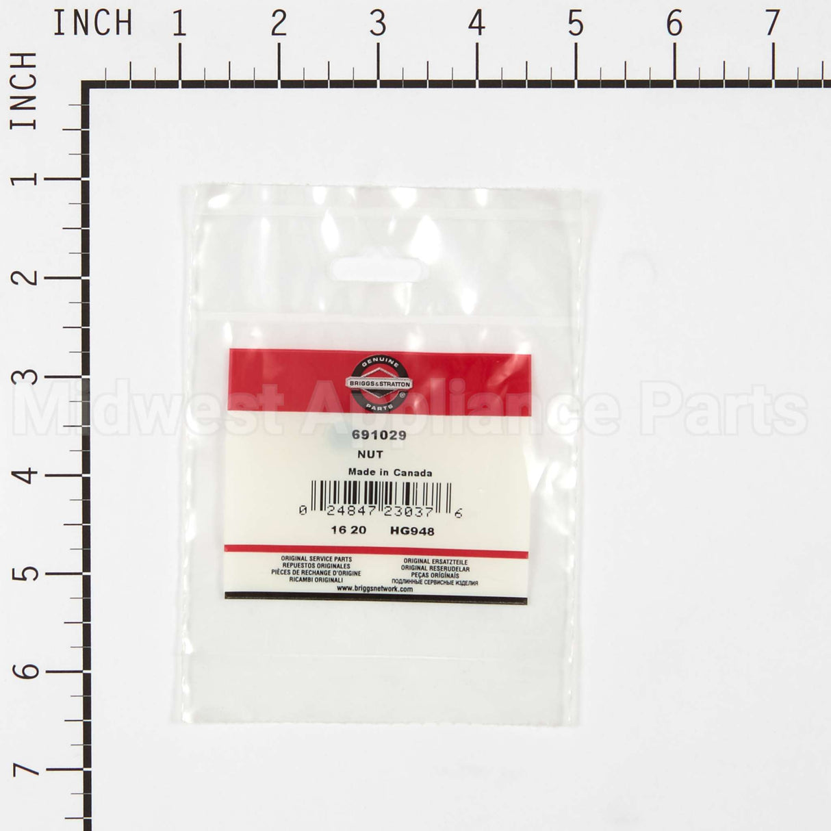 691029 Briggs & Stratton Nut