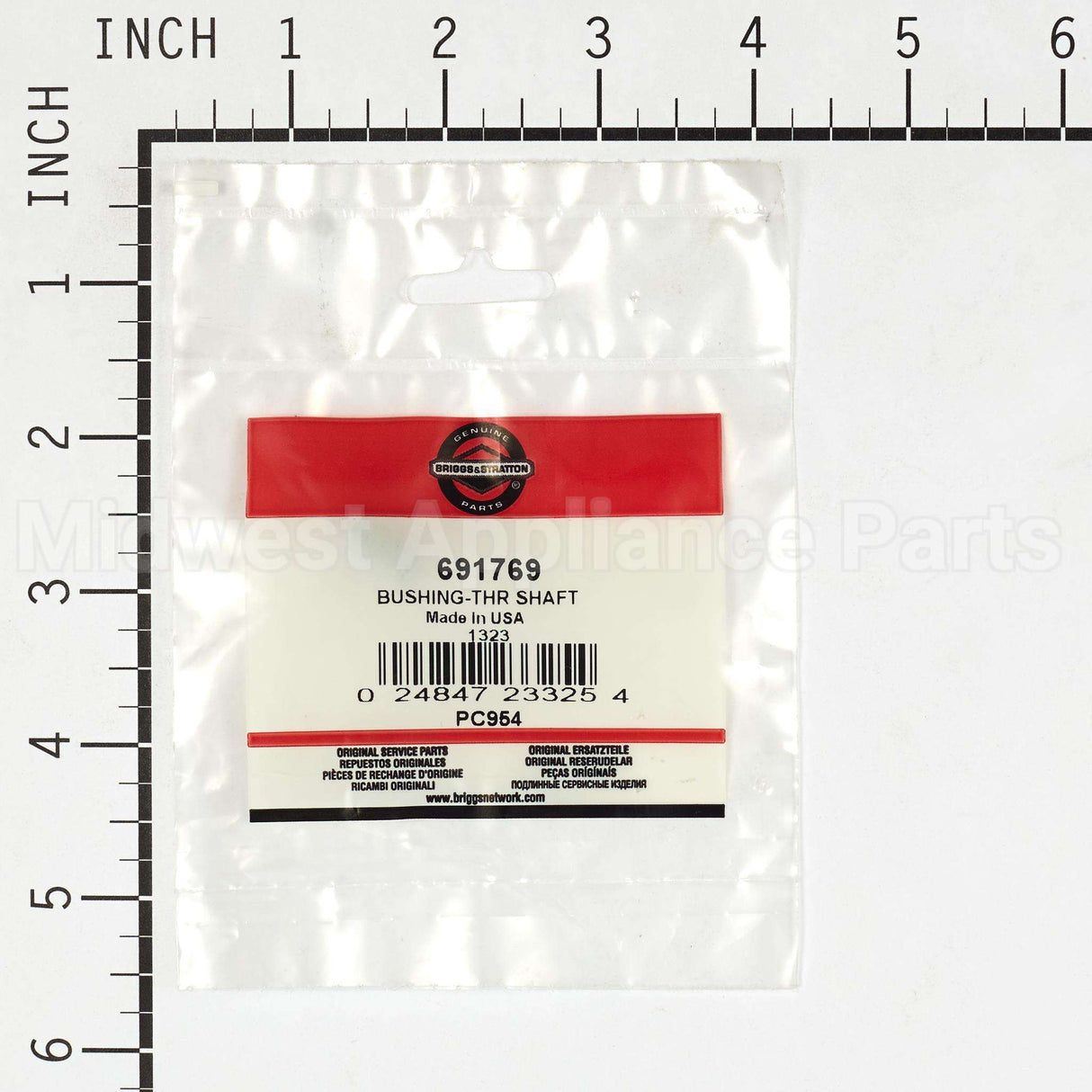 691769 Briggs & Stratton Bushing-Thr Shaft